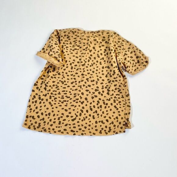 Zara girls short sleeve leopard print boxy tee 11 - Picture 2 of 4